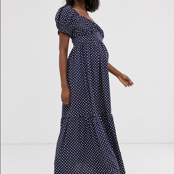 Wild Honey Maternity maxi dress with full skirt - Picture 3 of 6